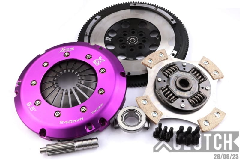 XCLUTCH — Clutch Kit Inc Chromoly Flywheel; Stage 2R  Ceramic Race Disc