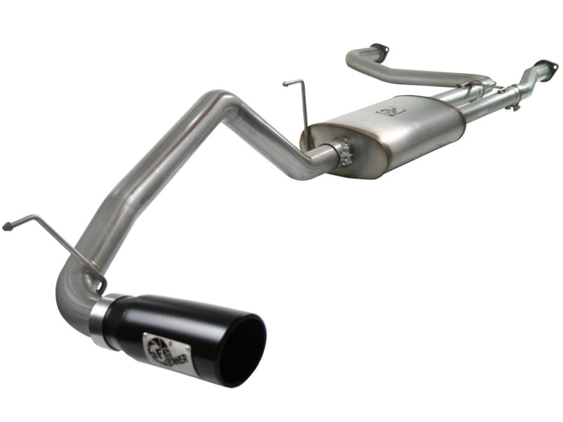 aFe — MACH Force-Xp 2-1/2 IN to 3 IN 409 Stainless Steel Cat-Back Exhaust w/ Black T
MACHForce XP Cat-Back SS-409 Exhaust System
