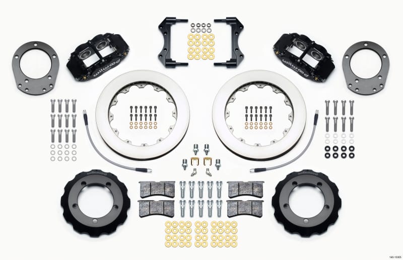 Wilwood — KIT,FRONT,FORD BRONCO,76-77,DANA 44,DISC SPINDLE,FNSL4R,12.88,W/LINES
