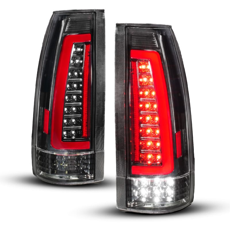 ANZO — ANZO 88-99 Chevy/GMC C/K1500/2500/3500 Full LED Light Tube Taillights Black Housing Clear Lens
TailLightSet