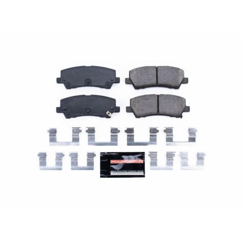 PowerStop — PowerStop - Z23 Daily Driver Carbon-Fiber Ceramic Brake Pads with Hardware Kit