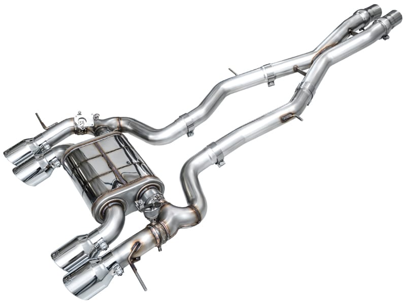 AWE Tuning — AWE   SwitchPath™ Exhaust for BMW G87 M2 - Chrome Silver Tips