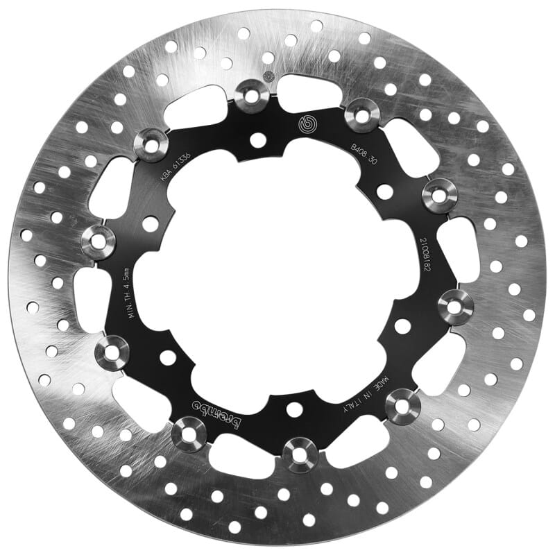 Brembo OE Powersports — Brembo OE 05-06 Yamaha DT X Supermotard 125CC/05-06 XJ N 600CC 298x5mm Brake Disc - Front Floating