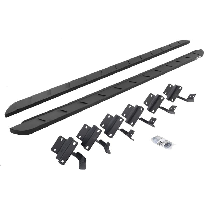 Go Rhino — RB10 Slim Line Running Boards with Mounting Brackets Kit