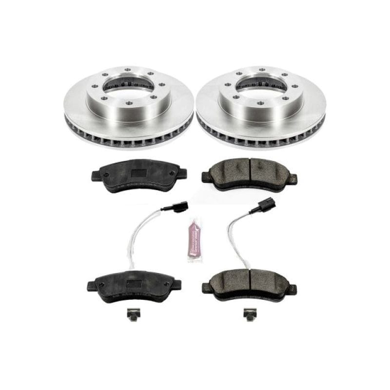 PowerStop — OE Stock Replacement Low-Dust Ceramic Brake Pad and Rotor Kit