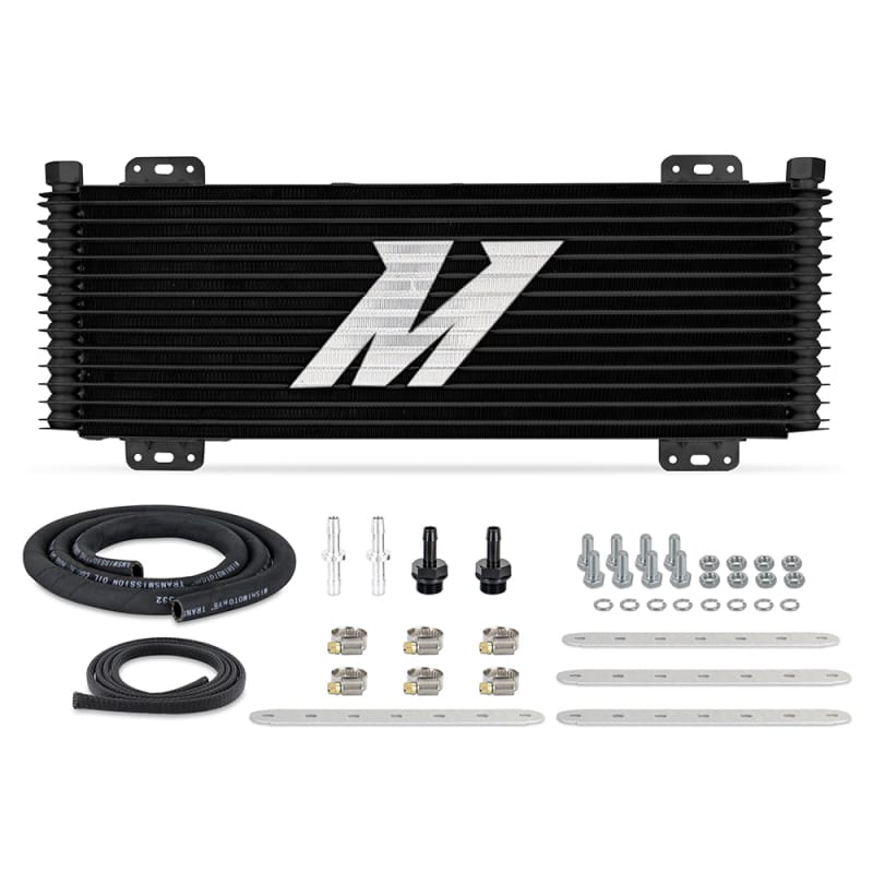 Mishimoto — 13-Row Stacked Plate  Cooler, Black, 22.85in X 7.10in X 1.25in