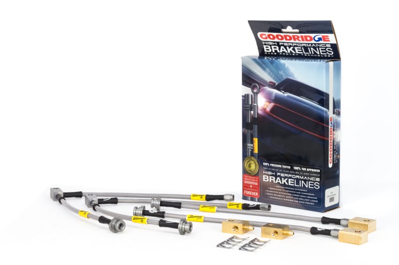Goodridge — G-STOP SS Braided Brake Line Kit