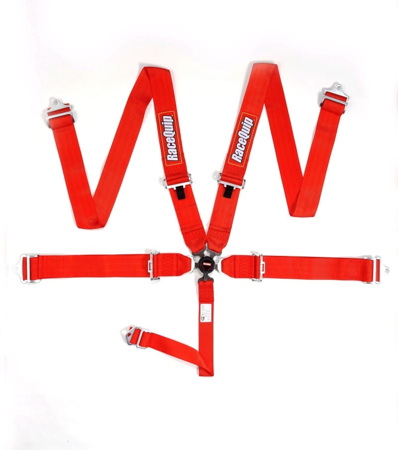 Racequip — RaceQuip Red SFI CAMLOCK 5pt PD Lap Seat Belt