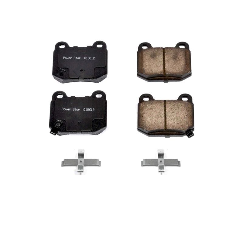 PowerStop — PowerStop - Z17 Low-Dust Ceramic Brake Pads with Hardware