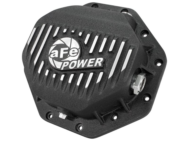 aFe — aFe POWER Pro Series Rear Differential Cover Black w/ Machined Fins