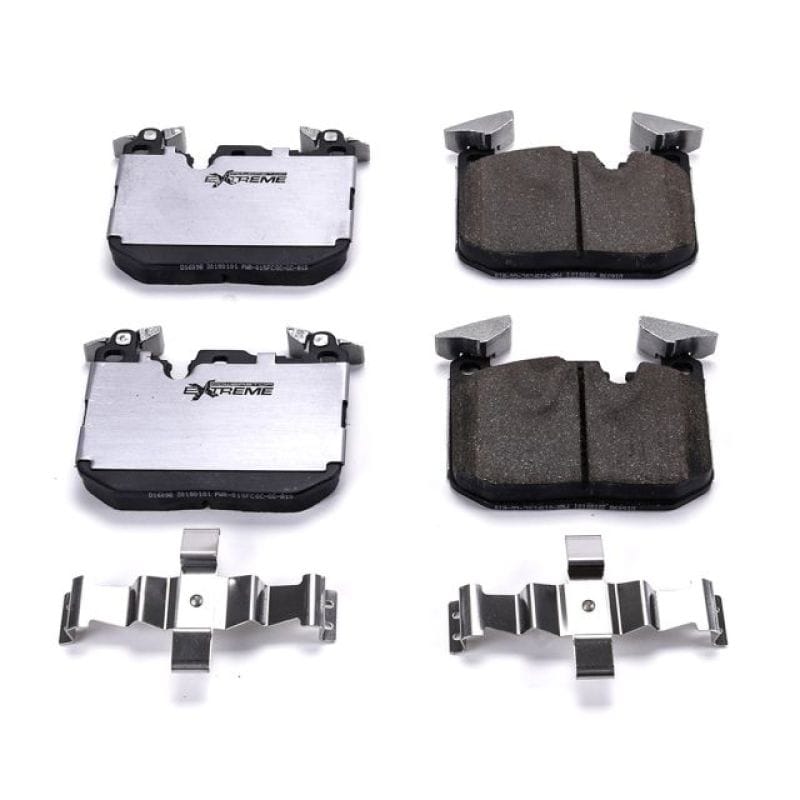 PowerStop — PowerStop - Z26 Performance Carbon-Fiber Ceramic Brake Pads with Hardware Kit