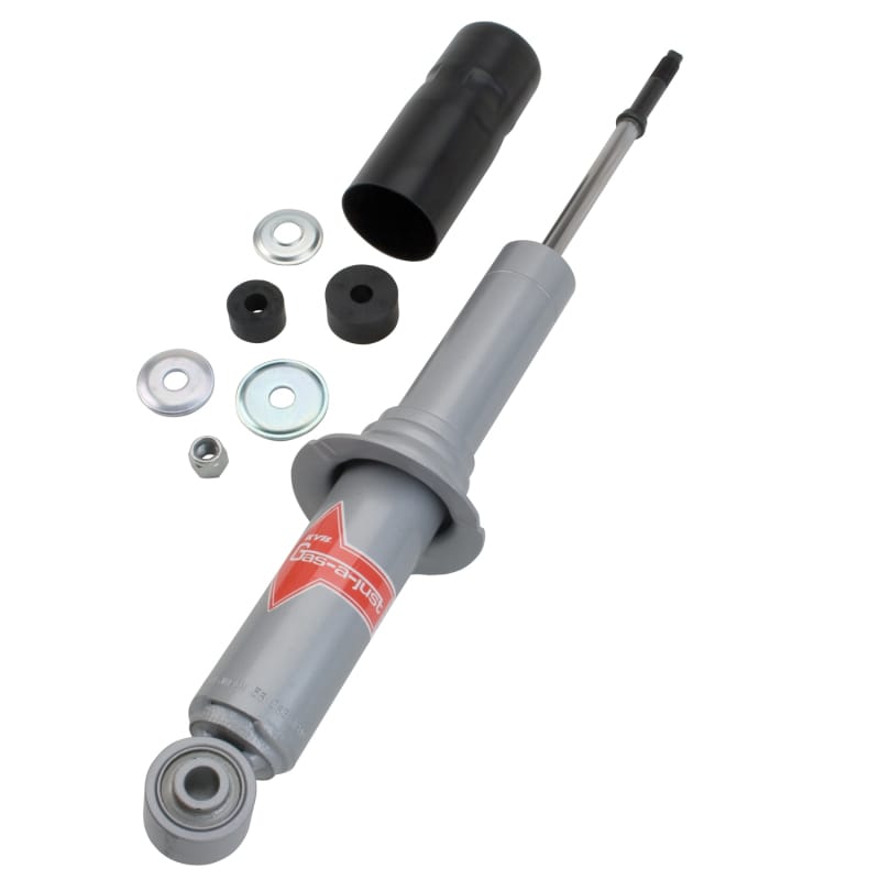 KYB — The Gas-a-just monotube strut is available as an OE monotube replacement to restore your vehicle's original capabilities. The KYB Gas-a-just has two separate working chambers: An air-free hydraulic piston and valve area for responsiveness and control, and a second high-pressure nitrogen gas area with a floating piston that provides a comfortable ride during normal driving and adds instant performance on demand.
High Pressure Monotube Gas Strut