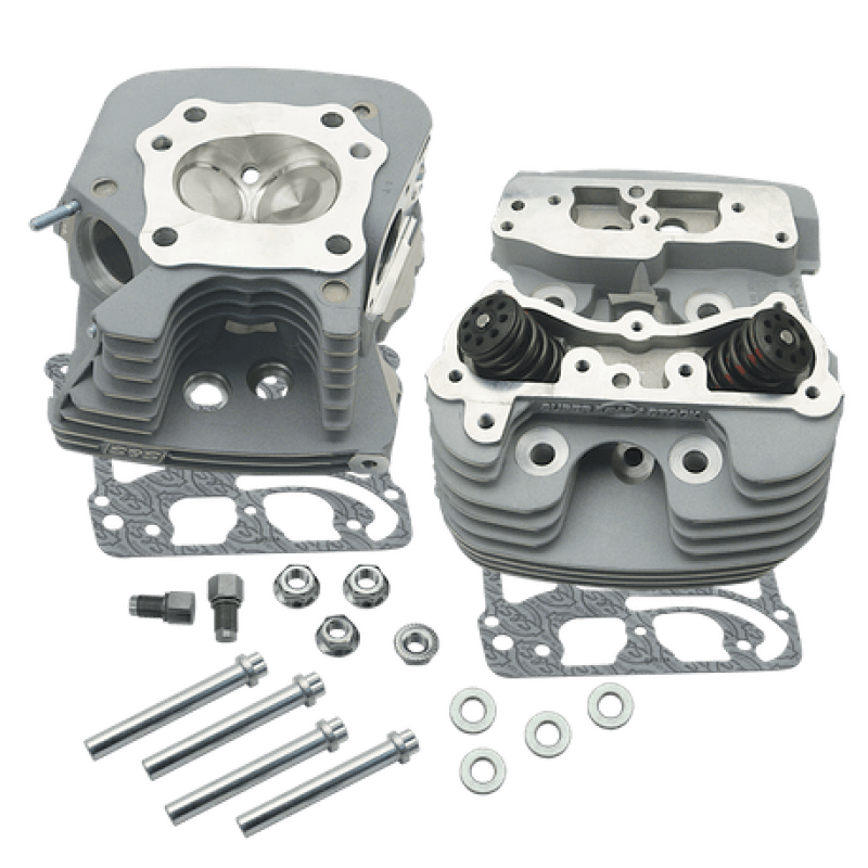 S&S Cycle — S&S Cycle 08-16 Touring Super Stock 79cc Cylinder Head Kit - Silver