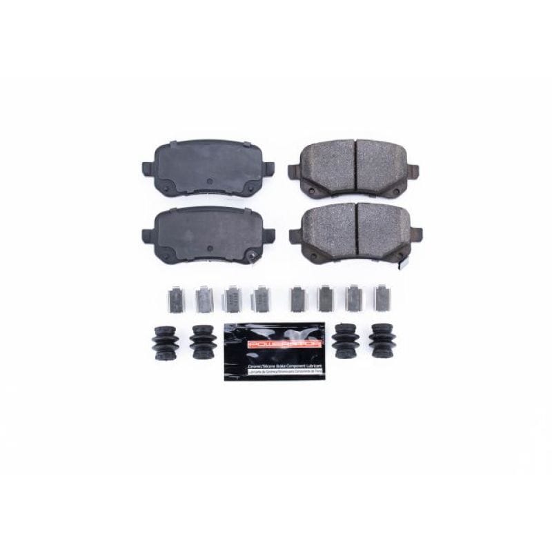 PowerStop — PowerStop - Z23 Daily Driver Carbon-Fiber Ceramic Brake Pads with Hardware Kit