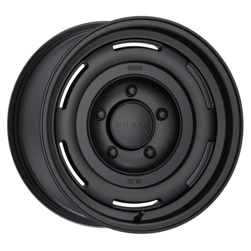 Nomad — Nomad N504SB Field 16x7in / 5X139.7 BP / -12mm Offset / 107.95mm Bore - Satin Black