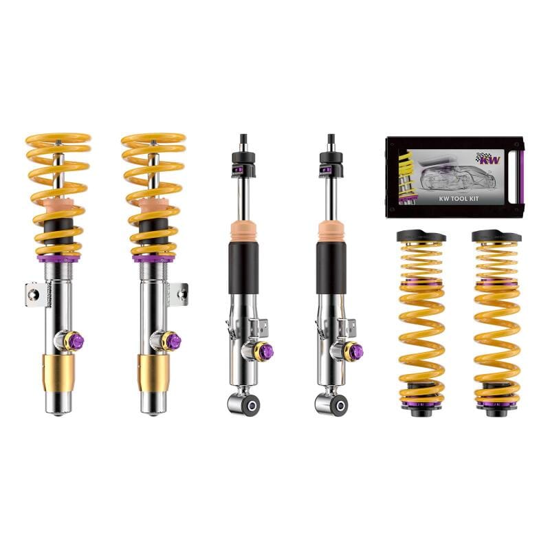KW — Adjustable Coilovers with Rebound and Low & High-speed Compression adjustability
KW COILOVER KIT V4 - 3A7200ER