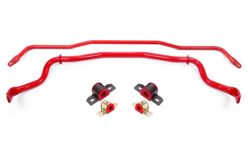 BMR Suspension — Sway Bar Kit With Bushings, Front (SB044) And Rear (SB762)