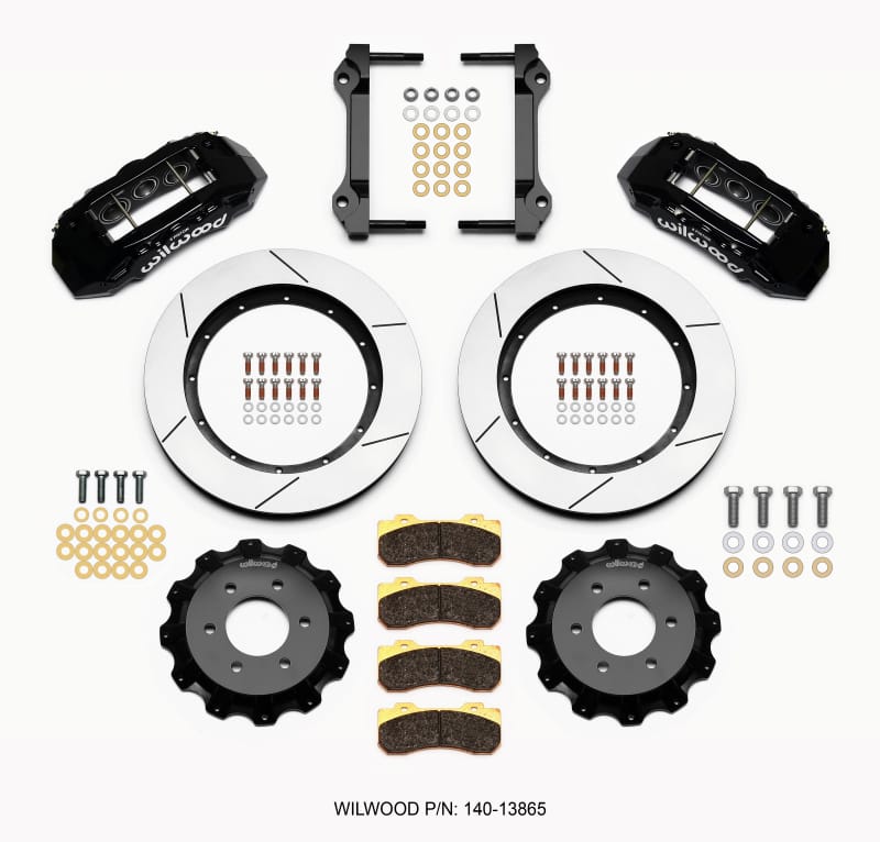 Wilwood — KIT,FRONT,FORD F150,2010-UP,TX6R,15.50 ROTOR,BLACK,W/LINES