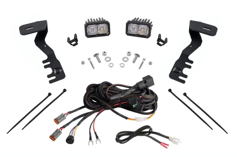 Diode Dynamics — Diode Dynamics 2024+ Toyota Tacoma Stage Series 2in LED Ditch Light Kit - Pro White Combo
