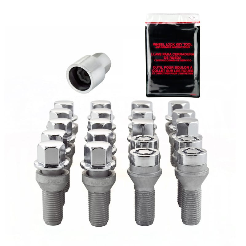 McGard — McGard 5 Lug Hex Install Kit w/Locks (Cone Seat Bolt) M14X1.5 / 17mm Hex / 30.5mm Shank L. - Chrome
WHEEL INSTALL KIT