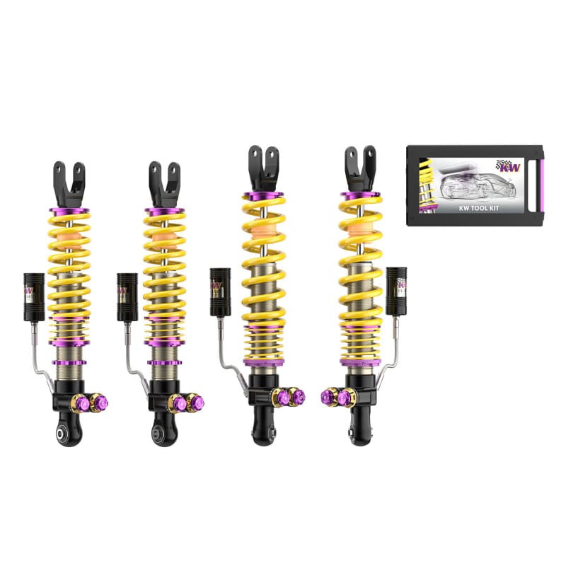 KW — 4 Way Adjustable coilovers with low & high-speed compression & rebound control
KW COILOVER KIT V5 BUNDLE - 30911012