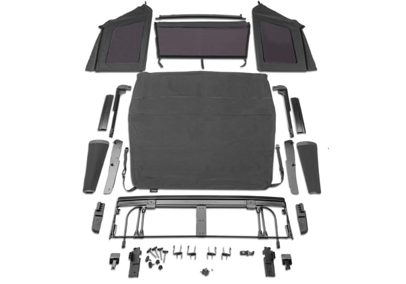 Rampage — TrailView Fastback with Fold-back Sunroof
Trailview Frameless Soft Top