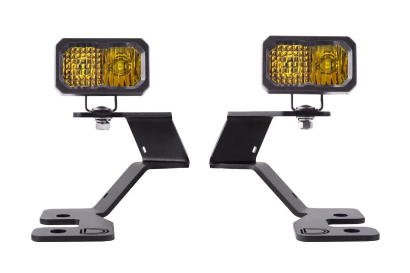 Diode Dynamics — Allows you to mount two Stage Series 2in LED Pods above the hood.
Allows you to mount two C2 2.0in LED Pods above the hood.