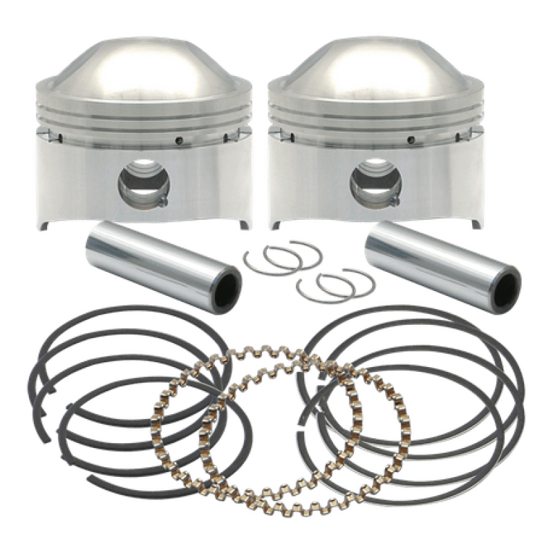 S&S Cycle — S&S Cycle 36-84 BT 3-1/2in +.030in 80in HC Forged Pistons