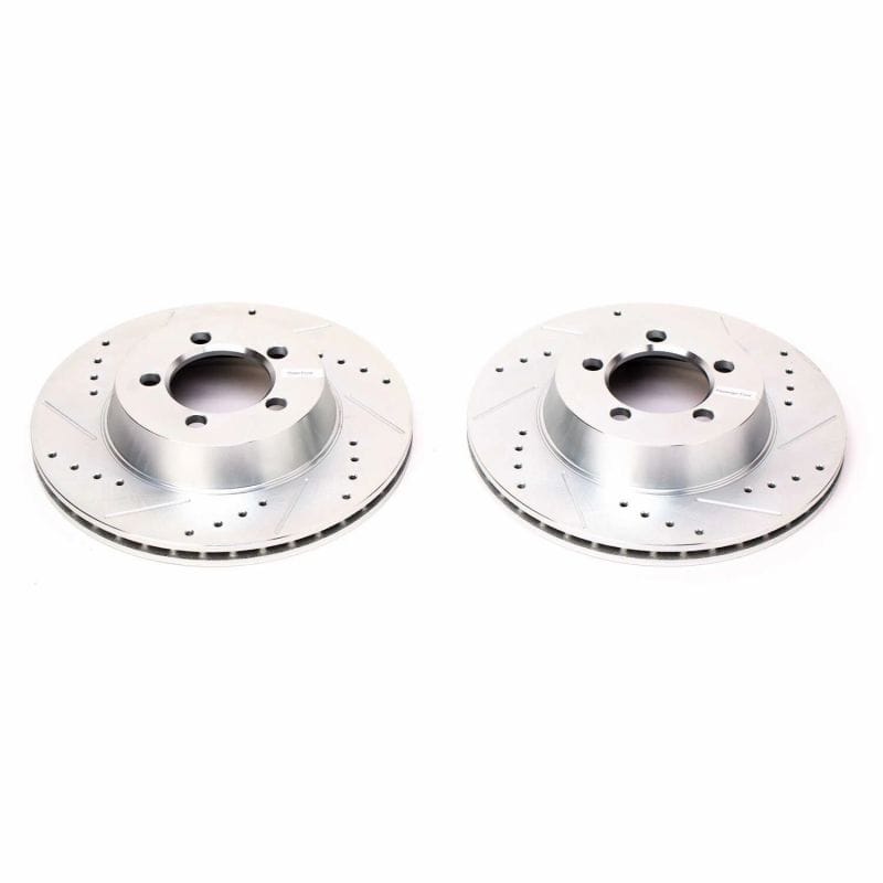PowerStop — PowerStop Evolution Performance Drilled, Slotted & Plated Brake Rotor Pair
