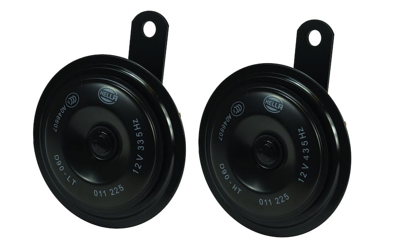 Hella — Hella Horn Kit Bx Blk Disc 92Mm 12V Univ