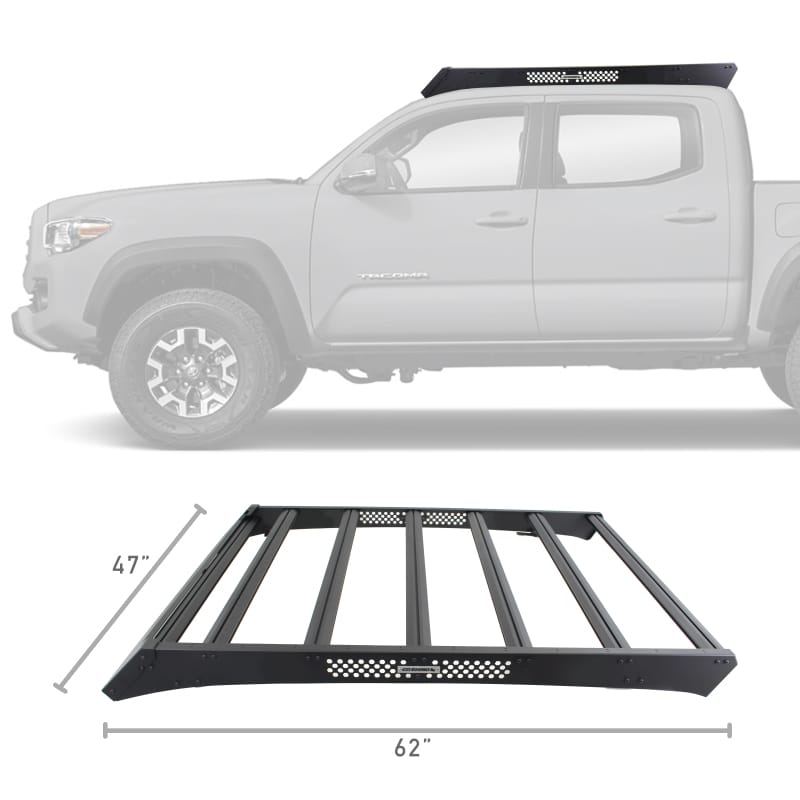 Go Rhino — Ceros Low Profile Roof Rack - Double Cab Only
Ceros Low Profile Roof Rack