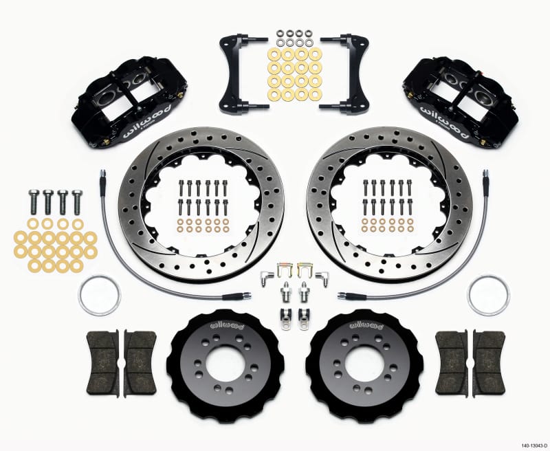 Wilwood — KIT,FRONT,HYUNDAI GENESIS COUPE,10-13 FNSL6R,13.06x1.25,SRP,W/LINES
