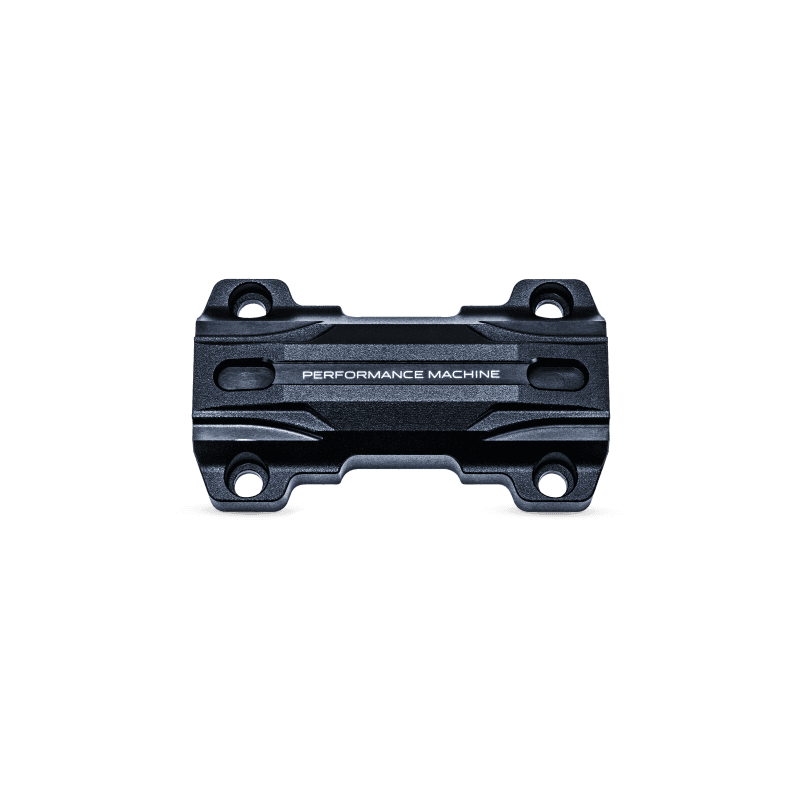Performance Machine — Performance Machine Phatbar & Riser Gauge Relocation Adapter - Black Ops
