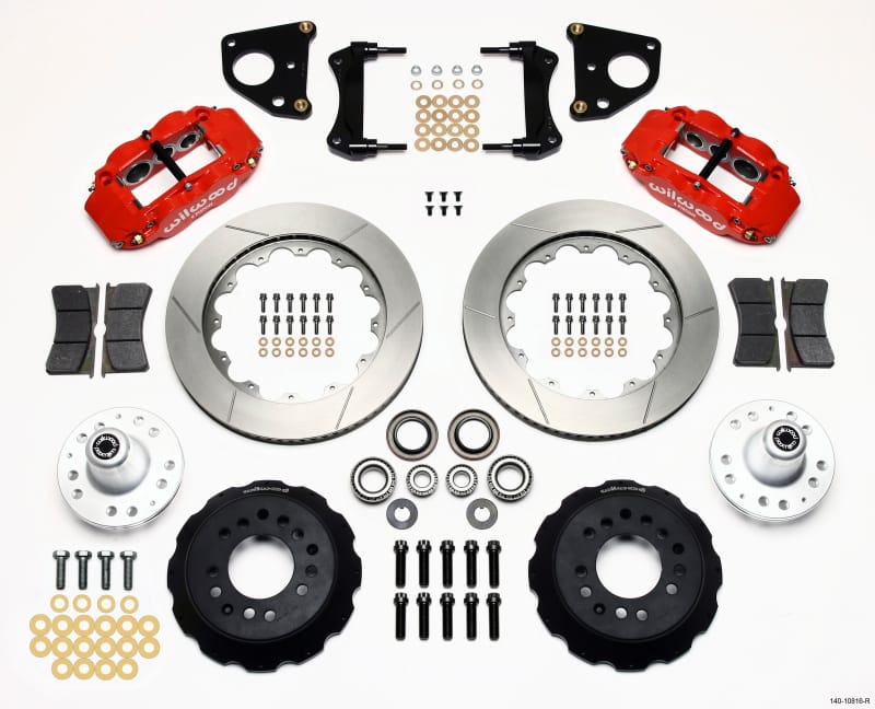 Wilwood — KIT,FRONT,CDP,B&E BODY,62-72 DRUM,BIG BRAKE,14.00 ROTOR,RED