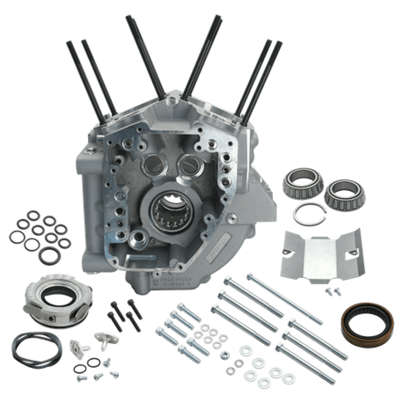 S&S Cycle — S&S Cycle 99-06 BT 4-18in Bore Crankcase - Silver