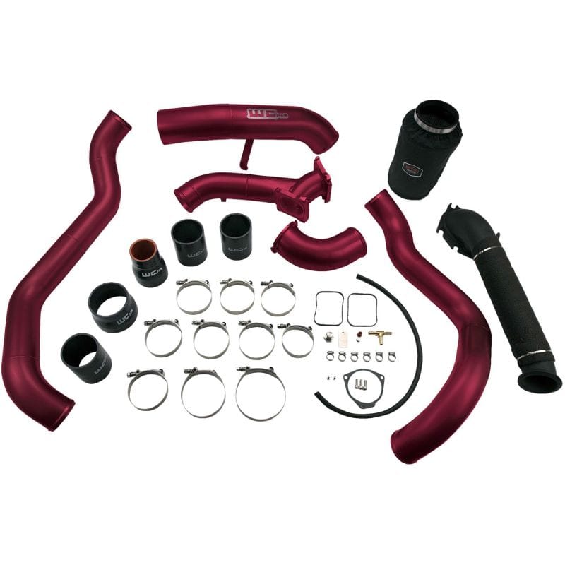 Wehrli — High Flow Bundle Intake Kit Stage 3, 01-04 D-Max LB7, WCFab Red