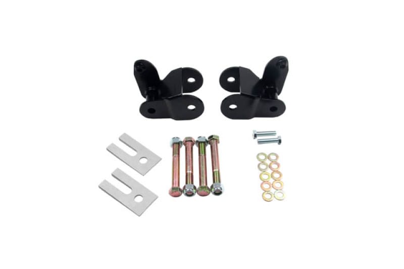 Belltech — HANGER KIT | 1.5 INCH LIFT FRONT HANGER - 6565
1.5" Lift Leaf Spring Hanger Kit (Rear Hanger)