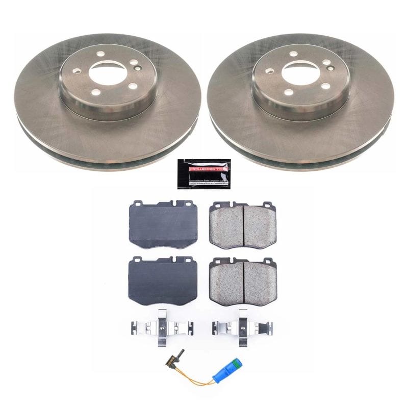 PowerStop — OE Stock Replacement Low-Dust Ceramic Brake Pad and Rotor Kit