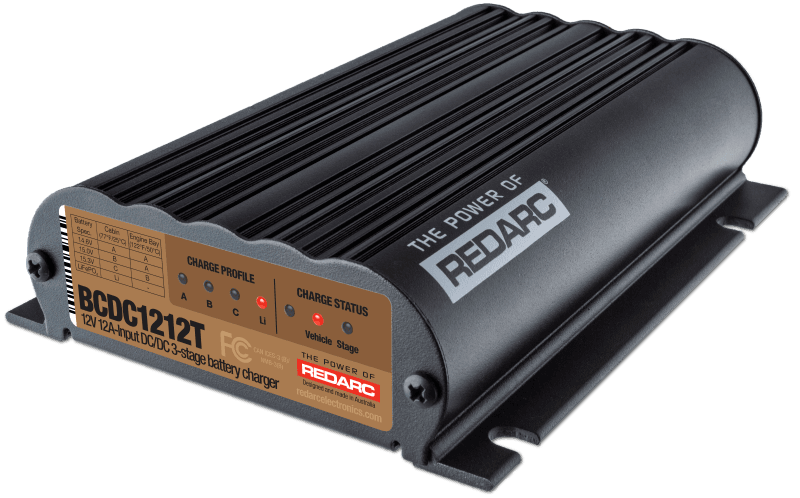 REDARC — 12V 12A In-Trailer DC-DC Battery Charger