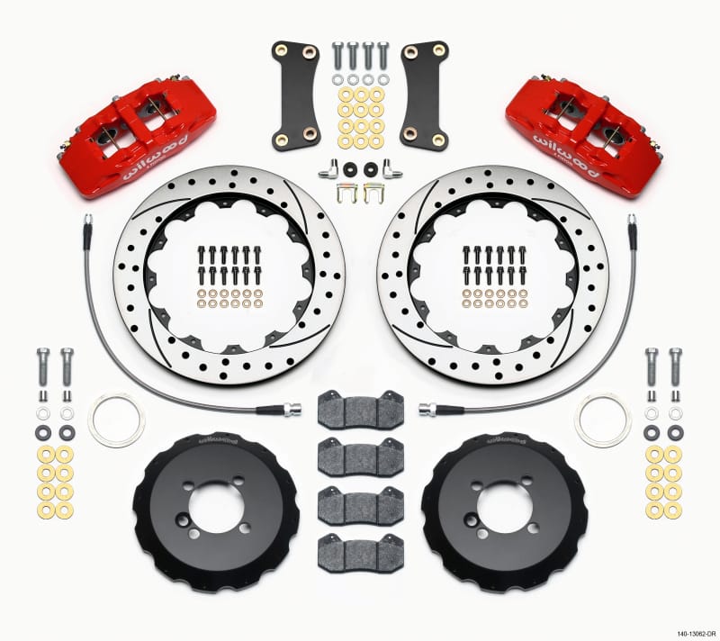 Wilwood — KIT,FRONT,MINI COOPER,02-UP,12.88x.81 SRP,RED,W/LINES