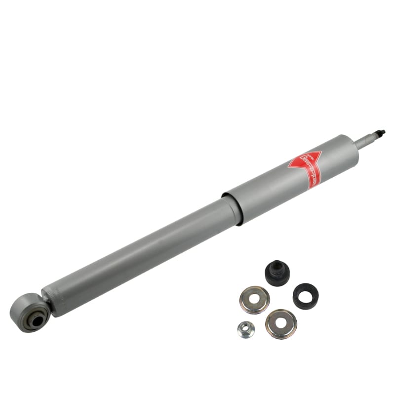 KYB — The KYB Gas-a-just monotube shock absorber has additional performance advantages over the traditional twin-tube design: It can instantly, automatically adjust to your performance needs and never experiences fade due to aeration. The KYB Gas-a-just has two separate working chambers: An air-free hydraulic piston and valve area for responsiveness and control, and a second high-pressure nitrogen gas area with a floating piston that provides a comfortable ride during normal driving and adds instant p
High Pressure Monotube Gas Shock