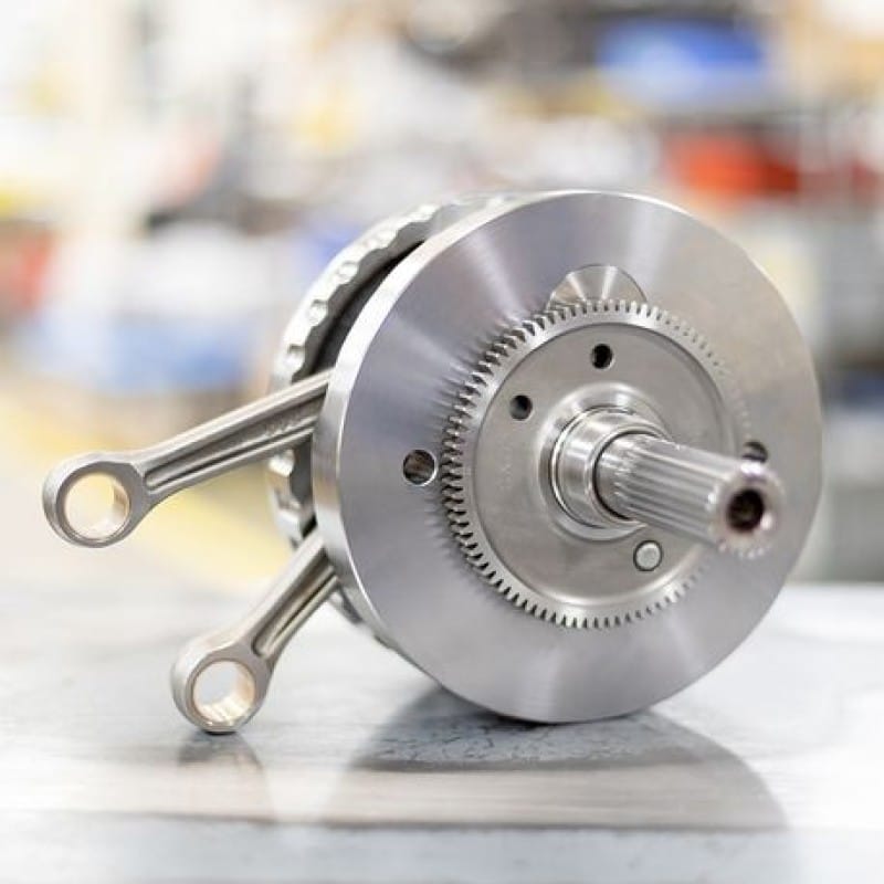 S&S Cycle — S&S Cycle 2017 M8 Models 4-1/2in Stroke Flywheel w/ Full Width Rods & Balancer Gear