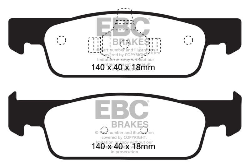 EBC — Greenstuff 2000 Series Sport Brake Pads