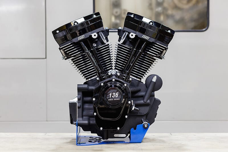 S&S Cycle — S&S Cycle 2018+ Oil Cooled M8 Softail Models MK136B Black Edition Engine w/ 550G Cam