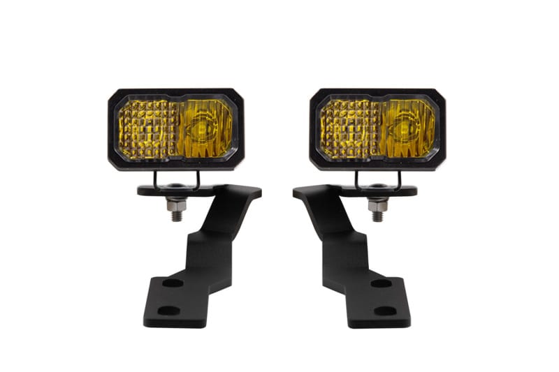 Diode Dynamics — Pod light featuring advanced TIR optics for high efficiency and focus.
Allows you to mount two C2 2.0 LED Pods above the hood.