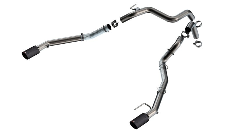 Borla — Borla 24-25 Ford Ranger Raptor 2.75in Tail Pipe Kit 4in Tip - Carbon Fiber Black Anodized
Tail Pipes