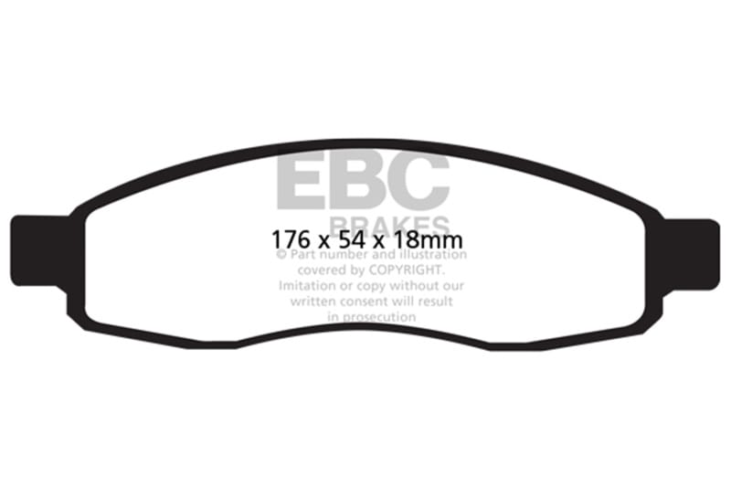 EBC — 6000 Series Greenstuff Truck/SUV Brakes Disc Pads