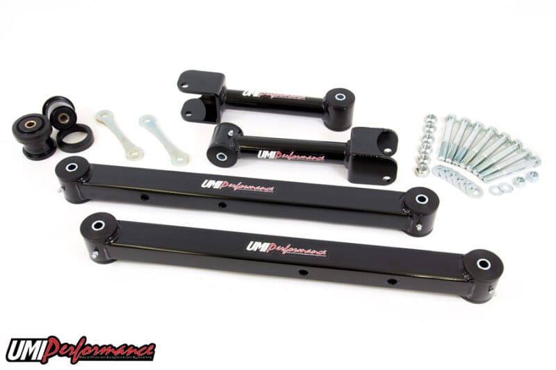 UMI Performance — UMI rear control arm kit improves handling, reduces wheel hop, USA-made.