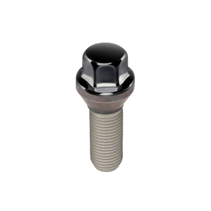 McGard — McGard Hex Lug Bolt (Cone Seat) M12X1.25 / 17mm Hex / 25.6mm Shank Length (Box of 50) - Black