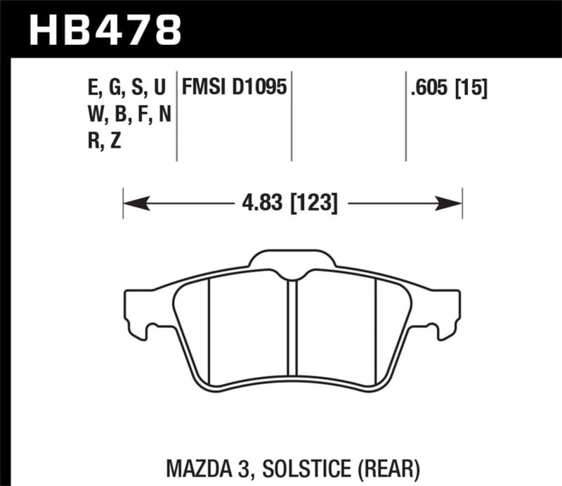 Hawk Performance — DTC-30 Disc Brake Pad